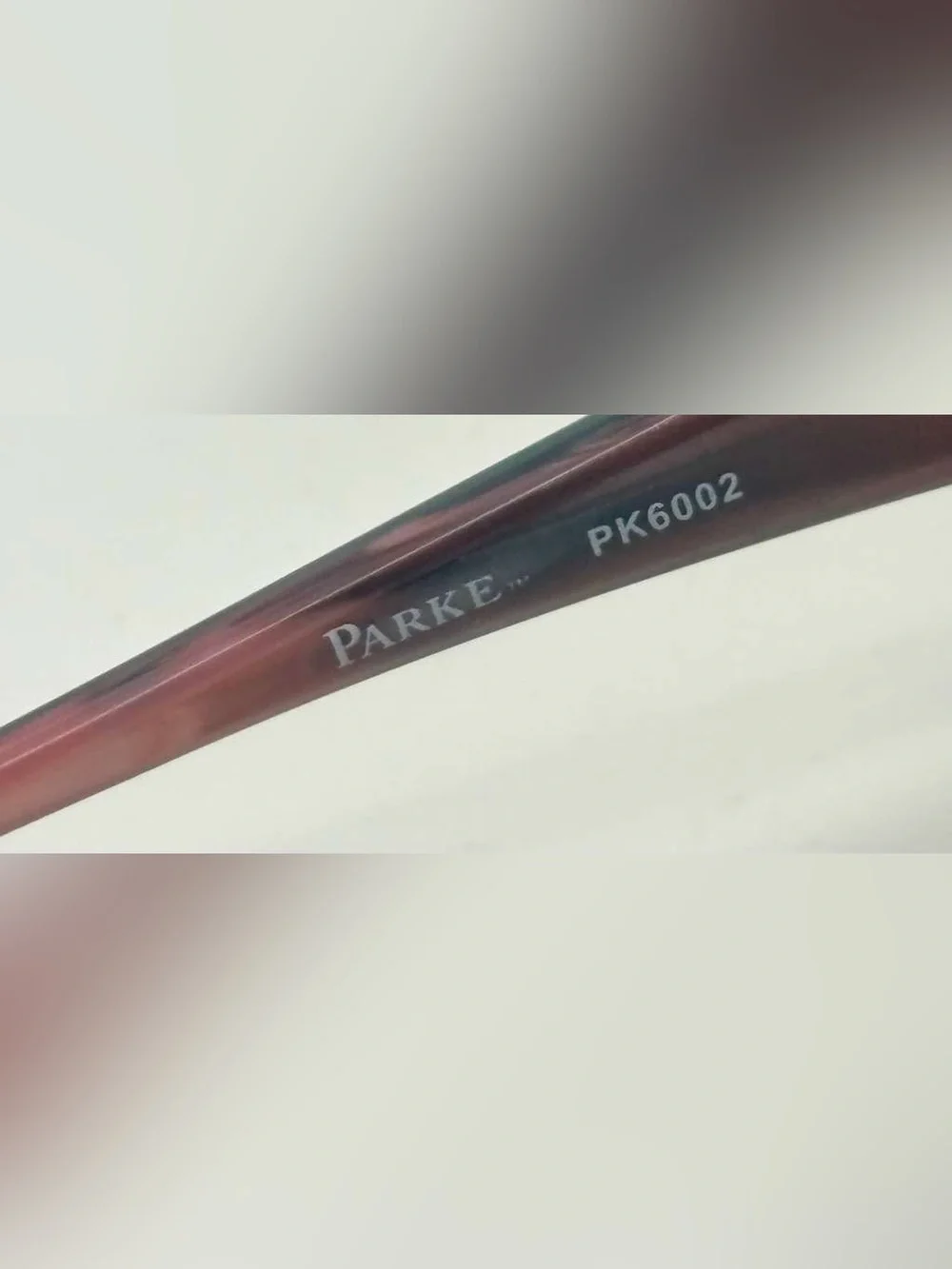 Parke PK6002 Burgundy Oval Sunglasses Frames Only